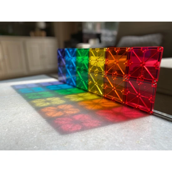 Eredeti 100 darabos MAGNA-TILES mágneses építőkészlet
