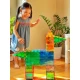 Eredeti 100 darabos MAGNA-TILES mágneses építőkészlet