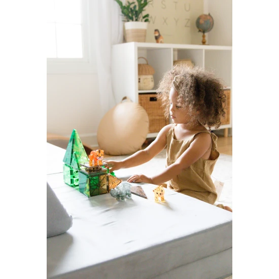 Az eredeti MAGNA-TILES® Jungle mágneskészlet.