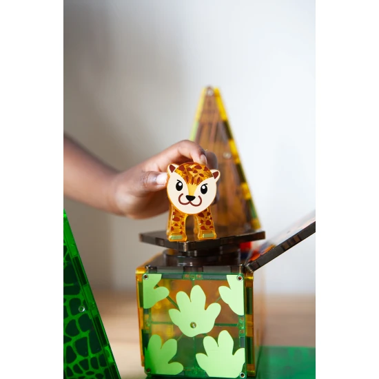 Az eredeti MAGNA-TILES® Jungle mágneskészlet.