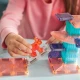 Mágneses készlet MAGNA-CSEMPEK Cat Tree - macskafa figurával, microMAGS részekkel és dekorációkkal