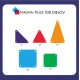 Eredeti 100 darabos MAGNA-TILES mágneses építőkészlet