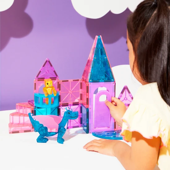 MAGNA-TILES mágneskészlet kis hercegnőknek.