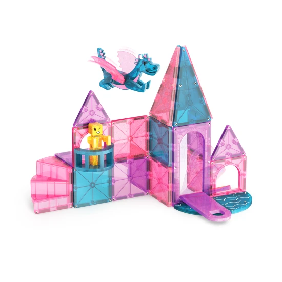 MAGNA-TILES mágneskészlet kis hercegnőknek.