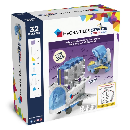 MAGNA-TILES mágneskészlet az űr szerelmeseinek.