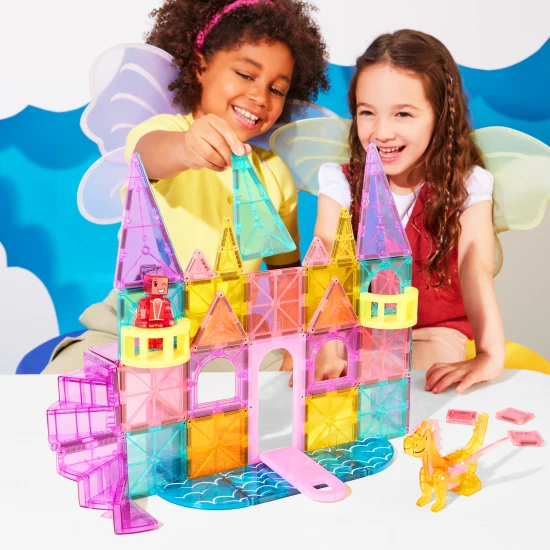 MAGNA-TILES mágneskészlet kis hercegnőknek.