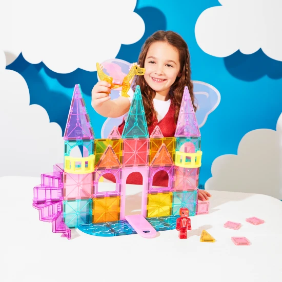 MAGNA-TILES mágneskészlet kis hercegnőknek.