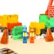 MAGNA-TILES mágneskészlet kis építőknek.