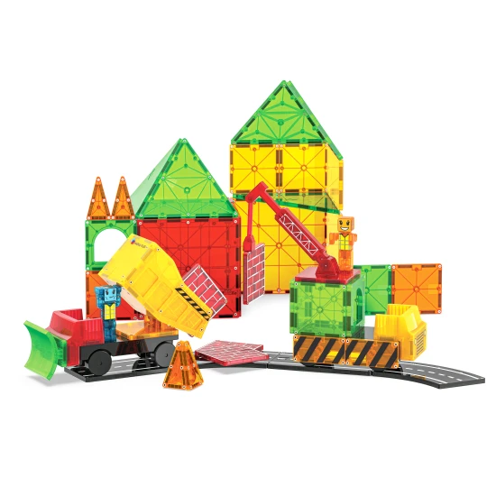 MAGNA-TILES mágneskészlet kis építőknek.