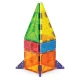 A MAGNA-TILES készlet nagy és kis darabokat kombinál.