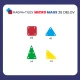 MAGNA-TILES mágneses készlet utazáshoz.