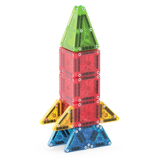 MAGNA-TILES mágneses készlet utazáshoz.