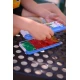 MAGNA-TILES mágneses készlet utazáshoz.