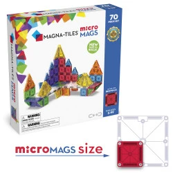 Mágneses építőkészlet microMAGS Deluxe Set 70 részes