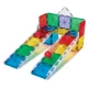 Mágneses építőkészlet MAGNA-TILES Rail Racers - 33 részes labdapálya sínekkel gyerekeknek