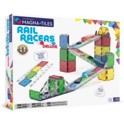 Mágneses készlet Rail Racers Deluxe 90 részes
