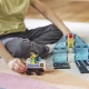 Mágneses építőkészlet MAGNA-TILES Police Patrol - gyermek rendőrautó figurával és közlekedési lámpával
