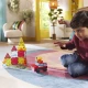 Mágneses építőkészlet MAGNA-TILES Fire Rescue - gyermek tűzoltóautó, tűzoltó figura és tűzalkatrészek