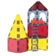 Mágneses építőkészlet MAGNA-TILES Fire Rescue - gyermek tűzoltóautó, tűzoltó figura és tűzalkatrészek