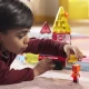 Mágneses építőkészlet MAGNA-TILES Fire Rescue - gyermek tűzoltóautó, tűzoltó figura és tűzalkatrészek