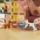 Mágneses építőkészlet MAGNA-TILES Puppy Park - gyerek építőkészlet kölyökkutyákkal, medencével és játszótérrel