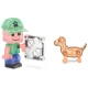 Mágneses építőkészlet MAGNA-TILES Puppy Park - gyerek építőkészlet kölyökkutyákkal, medencével és játszótérrel