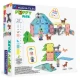 Mágneses építőkészlet MAGNA-TILES Puppy Park - gyerek építőkészlet kölyökkutyákkal, medencével és játszótérrel