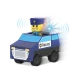 Mágneses építőkészlet MAGNA-TILES Police Station - gyermekrendőrség lámpákkal és figurákkal