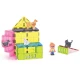 Mágneses építőkészlet MAGNA-TILES Pet Playhouse - gyerekház állatoknak csúszdával, figurákkal és kiegészítőkkel