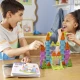 Mágneses építőkészlet MAGNA-TILES Travel Set Deluxe - 55 mini darab bádogtokban, útközbeni játékhoz