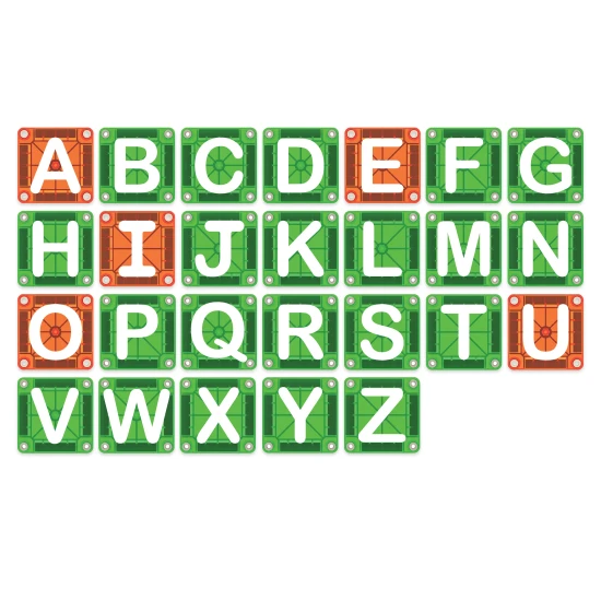 MAGNA-TILES microMAGS LEARN Letters mágneses építőkészlet, 56 darabos 254056LL
