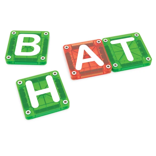 MAGNA-TILES microMAGS LEARN Letters mágneses építőkészlet, 56 darabos 254056LL