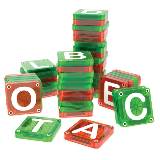 MAGNA-TILES microMAGS LEARN Letters mágneses építőkészlet, 56 darabos 254056LL