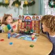 Mágneses építőkészlet MAGNA-TILES microMAGS Adventi naptár - 34 darab karácsonyi motívumokkal, figurákkal és mikro házzal