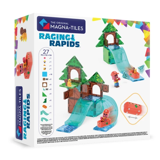 MAGNA-TILES Mágneses építőjáték Raging Rapids 27 darab