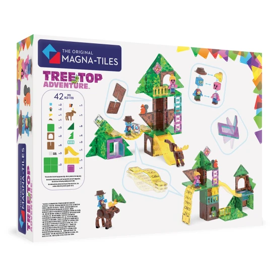 MAGNA-TILES Mágneses építőjáték Treetop Adventure 42 darab