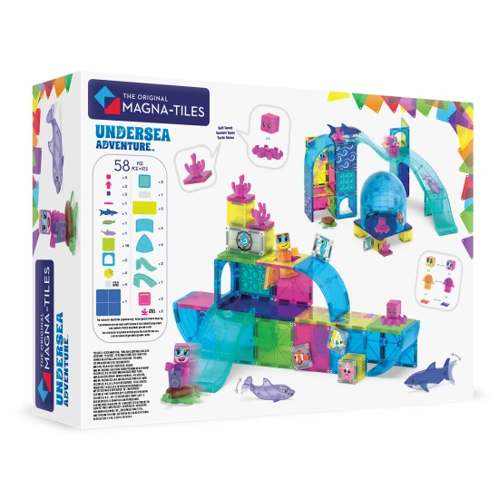 MAGNA-TILES Mágneses építőjáték Undersea Adventure 58 darab