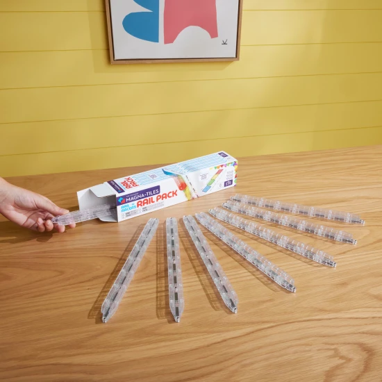 MAGNA-TILES® Rail Racers Rail Pack – bővítsd a versenypályádat