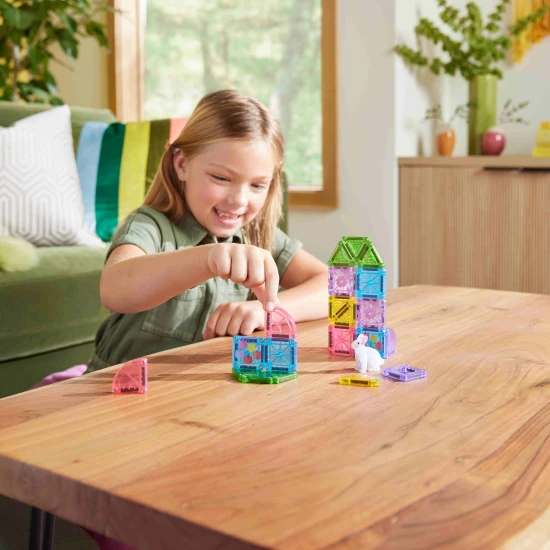 microMAGS Spring Garden Travel Set mágneses építőjáték 24 darab