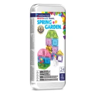 microMAGS Spring Garden Travel Set mágneses építőjáték 24 darab