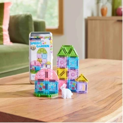 microMAGS Spring Garden Travel Set mágneses építőjáték 24 darab