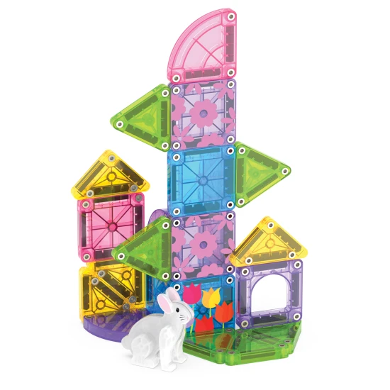 microMAGS Spring Garden Travel Set mágneses építőjáték 24 darab