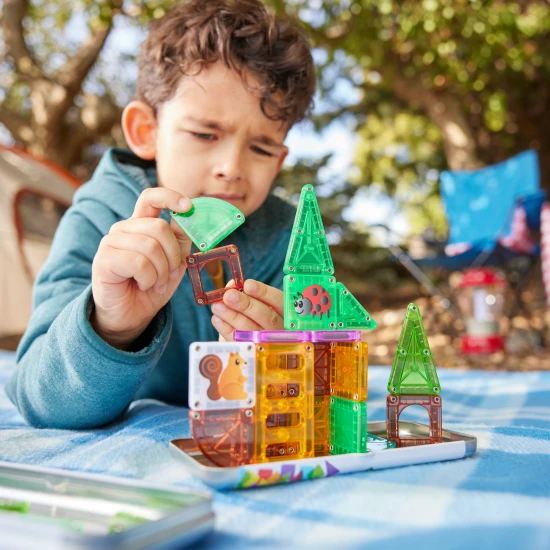 microMAGS Treehouse Travel Set 24 darabos mágneses építőjáték