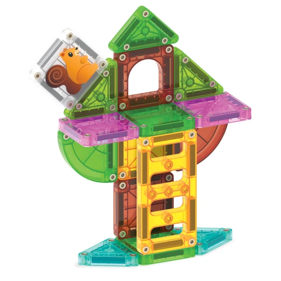 microMAGS Treehouse Travel Set 24 darabos mágneses építőjáték