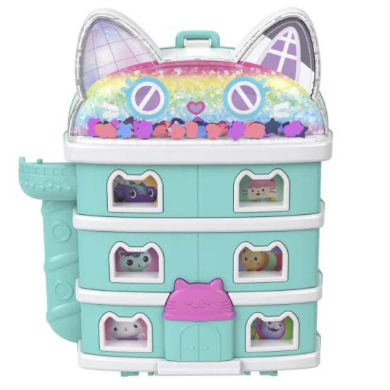 Mattel Polly Pocket Gabina varázslatos háza Gabby baba hangokkal és mozgó testrészekkel
