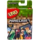 UNO™ Minecraft kartajáték Minecraft karakterekkel és akciókártyákkal, beleértve a Creepert