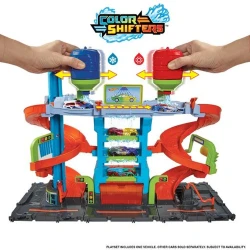 Hot Wheels City Color Shifters Autómosó spirállal Hot Wheels City Color Shifters Autómosó spirállal