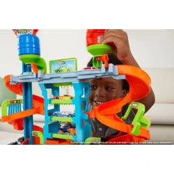 Hot Wheels City Color Shifters Autómosó spirállal