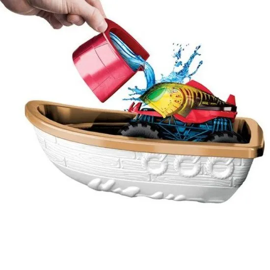 Hot Wheels® Monster Trucks Color Shifters™ Dühös krokodil színátalakítással