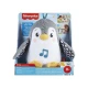 Interaktív plüsspingvin Fisher-Price® szárnycsapkodással és zenével babák számára